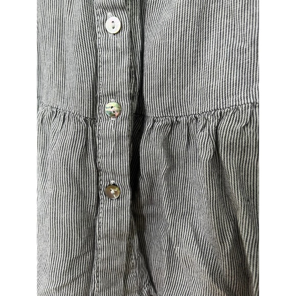 LOVE NOTES WOMEN ROLL TAB TIER BLOUSE SIZE MEDIUM - Picture 6 of 6